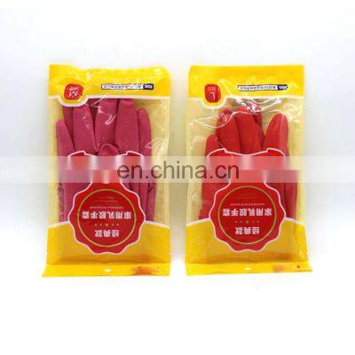 Made In China Mining Cheap Short Latex Household Women Clean Kitchen Gloves photo-4