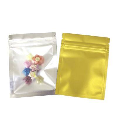 Zip Lock Mylar Bags Heat Seal Storage Packaging Pack Pouches Reusable Plastic Grip Seal Aluminum Foil Sampling Packing Baggies photo-5