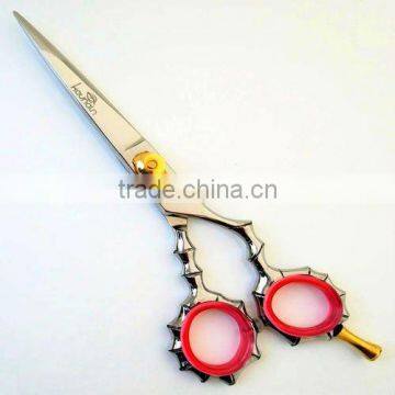 Hair Scissors Fancy Rings 5.5"