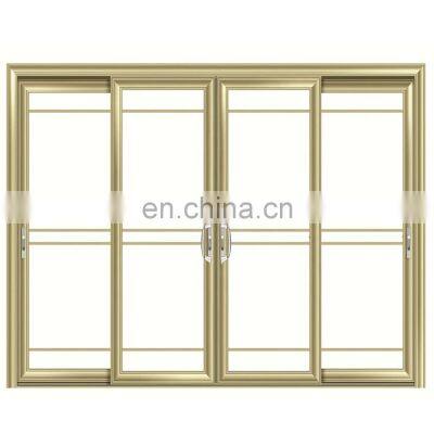 Modern Aluminum Sliding Door Tempered Glass Door Aluminium Profile Sliding Door