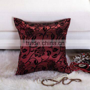 made in China silk fabric competitive price 40*40cm luxury home textile cusion cover