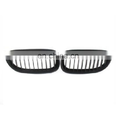 Car Front Gloss Matt Carbon M Color Black 2 Line Double Slat Kidney Grille Grill For BMW E63/E64 M6 6 Series