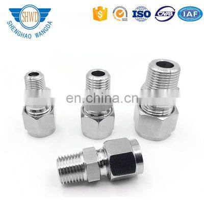 Hydraulic Stainless Steel Union Connector/Compression Double Ferrule Tube Fittings photo-3