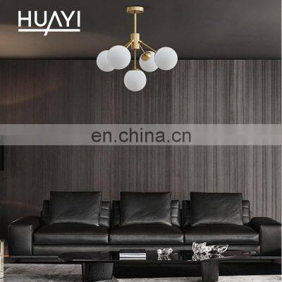 HUAYI Nordic Style Living Room Dining Room Indoor E27 Simple Chandelier Pendant Light