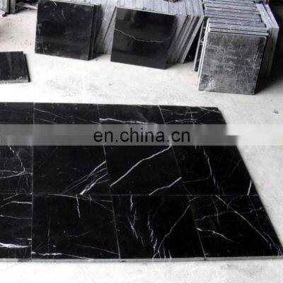Factory Wholesale Black Marquina Marble Kitchen Counter Top photo-5