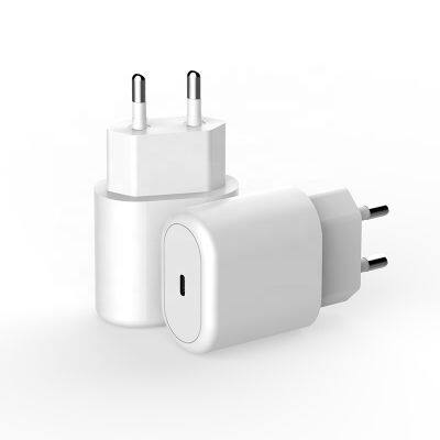 Wholesale 18W 20W Power Adapter USB C For iPhone Charger PD Fast Charging Power Type-C EU US Plug for Apple Charger