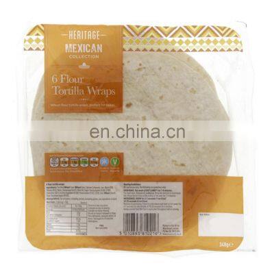 High End Flow Wrapping Machine Mexican Tortilla Plastic Bag 6Pcs Horizontal Packing Machine