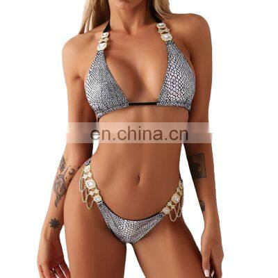 2022 Swimwear women sexy two piece bikini swimsuit bikini g-string swimwear