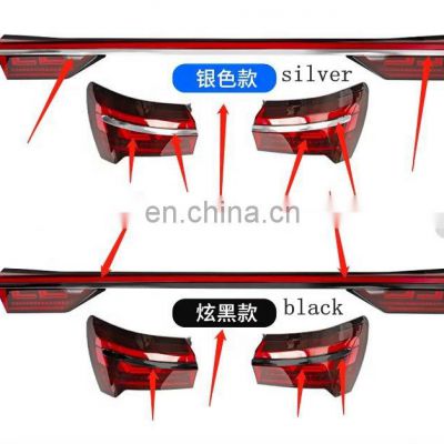 Modified to the latest full LED through taillamp taillight with dynamic for AUDI A6 C8 tail lamp tail light 2019-2021