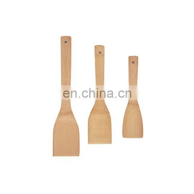 Eco-friendly Japanese Style Kitchen Bamboo Nonstick Pot Fry Utensils Spatula Set