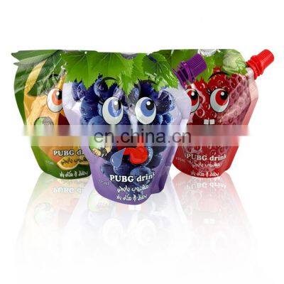 Filling Machine custom aluminum foil wine bag drink juice stand up pouches with spout packaging bag 125ml 150ml 500ml