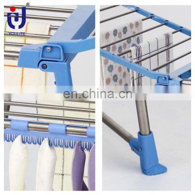 Simple Design Push-pull Metal Multifunctional Towel Drying Clothes Rack photo-4