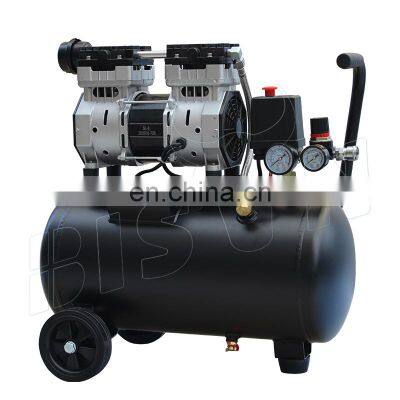 Bison China 1hp 750W 220 Volt Silent Oem Small Painting Air Pump Air Compressor Price photo-3