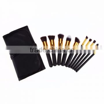 high-end makeup professional brush set with bag