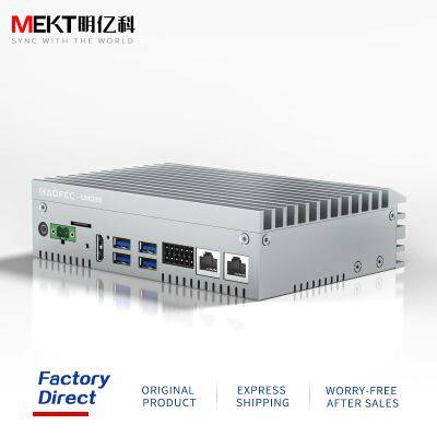 J6412/i3/i5/i7-11 Embedded  Win10 IoT/11 Linux Dual Network Port Resistant High and Low Temperature Industrial X86 mini Computer