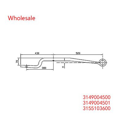 3149004500, 3149004501, 3155103600 Trails Trailer Trolley Spring Wholesale For SAF