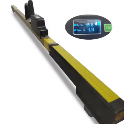 Digital track gauge for railway measuring