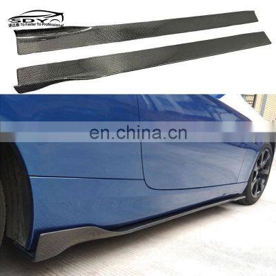 for Mercedes-Benz BMW Audi modified general Custom length carbon fiber side skirt long side skirt