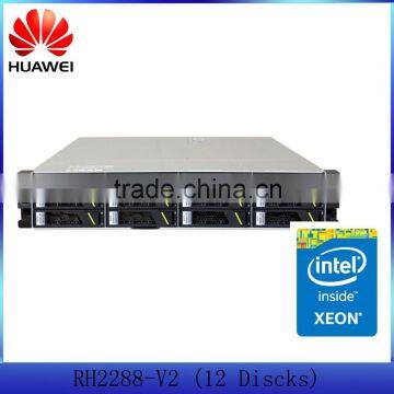 Original Quidway HUAWEI dual system mode rack server RH2288H V2 with 4 GE ports