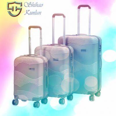 Set of 12 Pieces ABS PC Suitcase Sets Luggage Sets