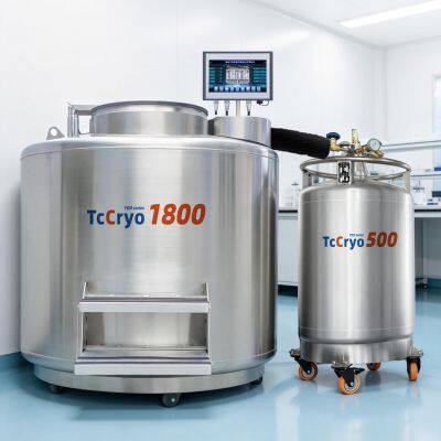 Haiti YDD-1600 Liquid Nitrogen Cryogenic Freezers TcCryo Cryogenic Cell Storage Tank Manufacturers photo-3