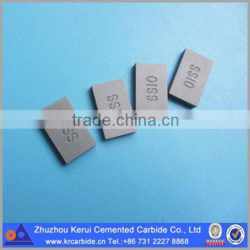 Tungsten carbide cutting tool blanks SS10 tips for tufa, limestone, marble stone quarrying