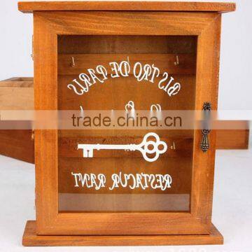 Decorative Wooden Key Box, Wholesale Key Storage Box, Wooden Wall Hanging Key Box