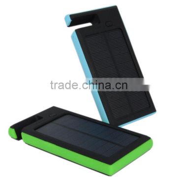 Large capacity 10000mah solar power bank for smartphone