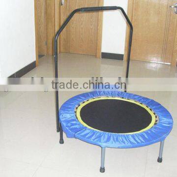 40inch quarter fold trampoline with handle bar