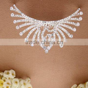 Korean Style High Quality Crystal Double Peacock Crown Tiaras Wedding Hair Accessories photo-3
