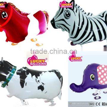 High quality low price helium walking pet balloons lot supplier