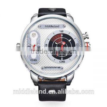 HOT!Middleland leather watch for business men