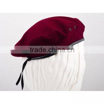 Mens Custom Wool Army Military Beret Hats Wholesale photo-2