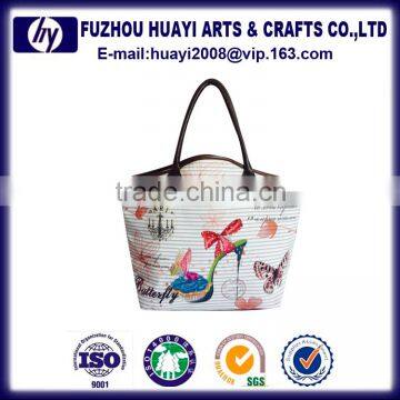 2016 Color Painting Cheap Women Handbag Boston Bag for Ladies