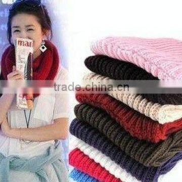 2013 Winter Acrylic Ladies Circle Neck Scarf