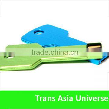 Hot Selling cheap custom usb sticks key shape