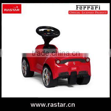 Rastar toy made in china Ferrari licensed kids ride on walking car