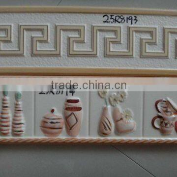 80x250mm ceramic decorative rustic border