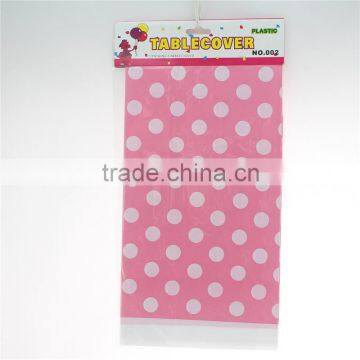 Polka Dot Plastic Tablecloth Wedding Decoration