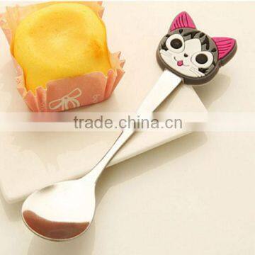 OEM Acceptable Cartoon Design Baby Stainless Steel Soup Spoons