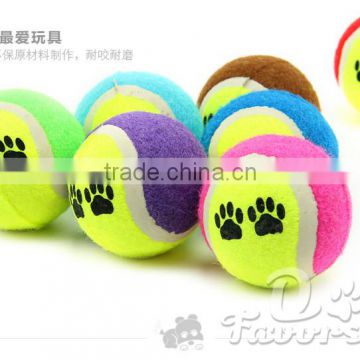 Tennis ball pet toys dog toys pet non audible tennis multicolor election