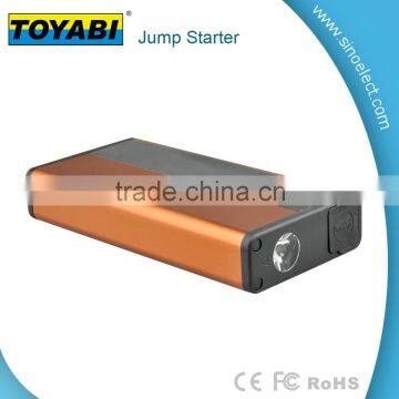 12000mAh jump starter for 12V/24V gasoline and diesel car for emergency use and power bank