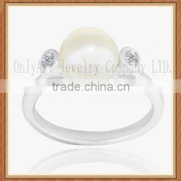 Freshwater Pearl Jewelry 925 Sterling Sliver Rings photo-3