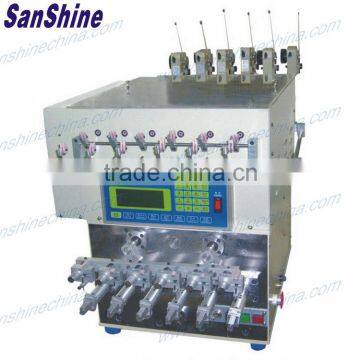 SS966T 6 spindles automatic fine wire twisting transformer coil winding machine