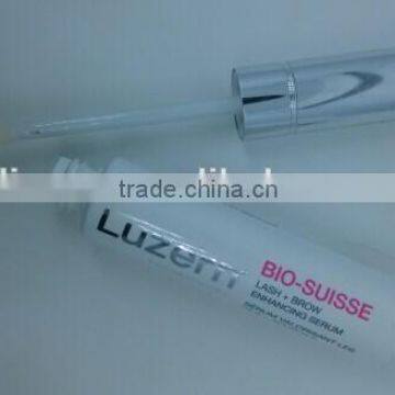 Cosmetic Lip Gloss Tube with Sponge Brush Head and Screw Cap