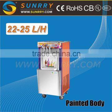 Newly Ice Cream Machine/Flat Pan Fried Ice Cream Maker Machine/Italian Ice Cream Machine (SY-IC25A SUNRRY)