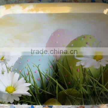 Easter product melamine tray melamine serving tray