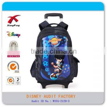 New sunny boy student school bag backpack with trolley