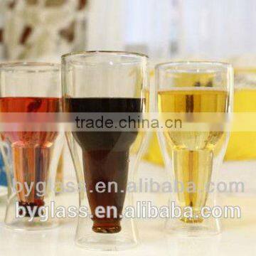 300ml crystal borosilicate double wall coffee glass cup2015