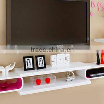 Wood Round Corner Cube Shelf Display Shelf